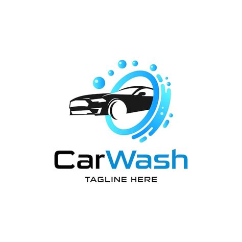 Premium Vector Car Wash Logo Template Vector Illustration