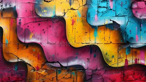 Urban Graffiti Texture With Chaotic Spray Paint Strokes For Edgy Designs Concept Graffiti Art