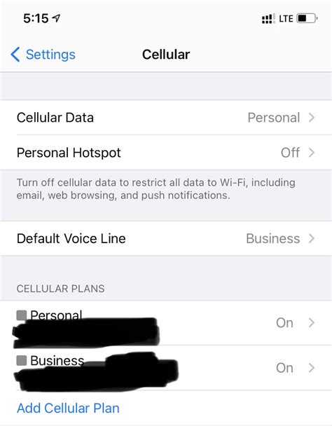 Dual Sim Cellular Plan Label Icons Not Sh Apple Community