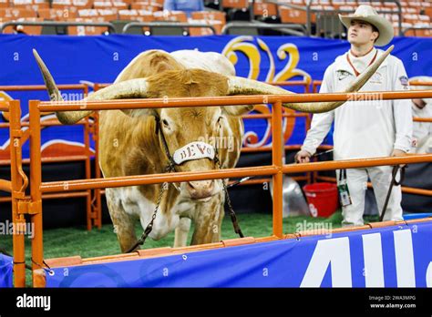 New Orleans Louisiana Usa 01st Jan 2024 Texas Longhorns Mascot