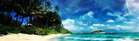 4K Dual Monitor Beach Wallpapers - Top Free 4K Dual Monitor Beach ...