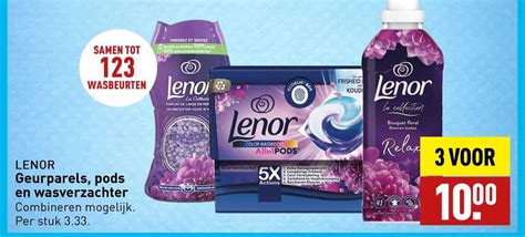 Lenor Geurparels Pods En Wasverzachter Aanbieding Bij ALDI 1Folders Nl