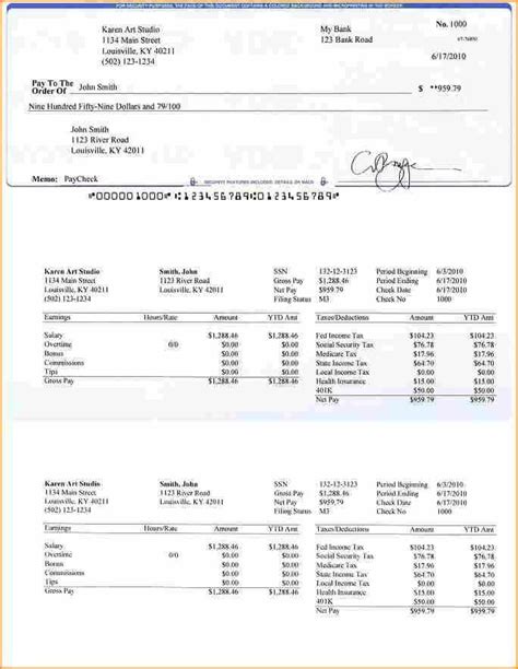 Understanding A Paycheck And Pay Stub Worksheet