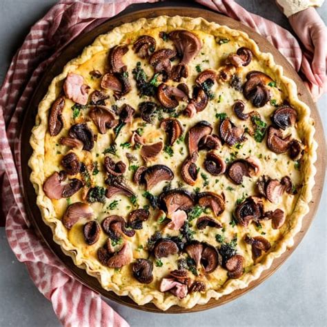 Quiche Met Champignons En Ham Jumbo