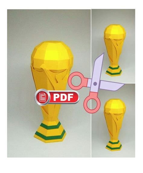 Taca De Futebol Papercraft Elo