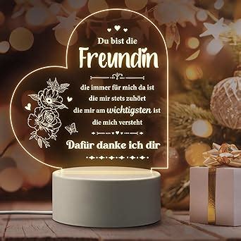 Giftasy Geschenke F R Freundin Led Acryl Nachtlicht Lampe Beste