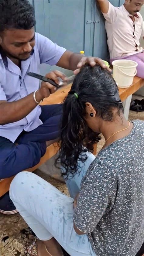 Mallu Young Couples Spiritual Head Shave Temple Head Shave Village Barber Stories