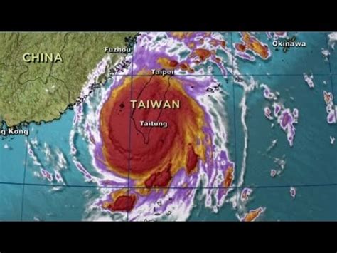 SUPER TYPHOON HITS TAIWAN Weather Weather Forecast