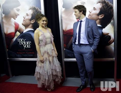 Photo: Sam Claflin and Emilia Clarke at Me Before You Premiere ...