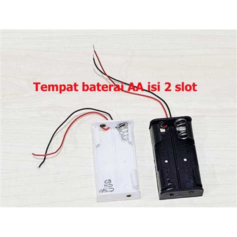 Jual Tempat Baterai 2 X AA Holder Battery Kotak Batere Case