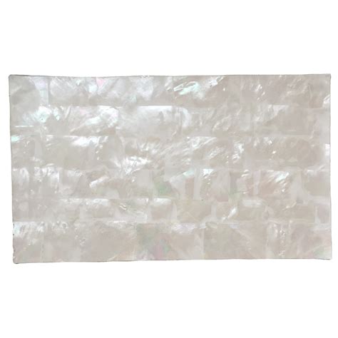 Buy White Mother Of Pearl Shell Sheet Soft Shell Veneer With Adhesive