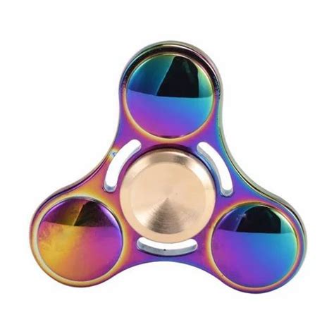 Manisha Collections Alloy Metal Rainbow Fidget Spinner at Rs 70 in Delhi