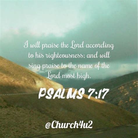 A Road With The Words I Will Praise The Lord According To His