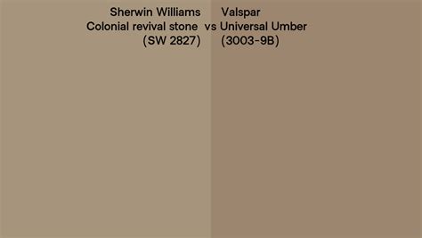 Sherwin Williams Colonial Revival Stone Sw 2827 Vs Valspar Universal