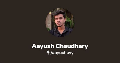 Aayush Chaudhary Instagram Linktree