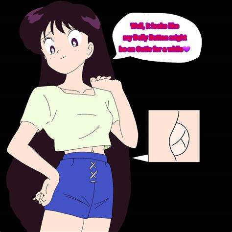 Rei Hino S Belly Button Outie Peek By Jokingbrianx On Deviantart