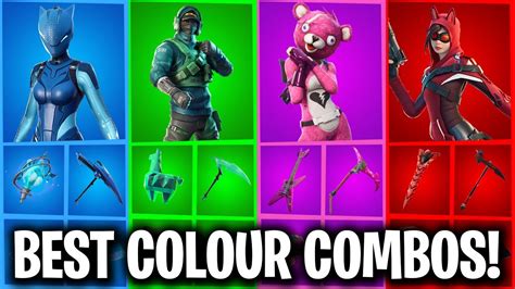 10 Best Colour Skin Combos In Fortnite Fortnite Preset Colour Skin