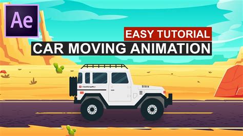 After Effects Tutorial: Simple Car moving animation in Adobe After Effects - YouTube