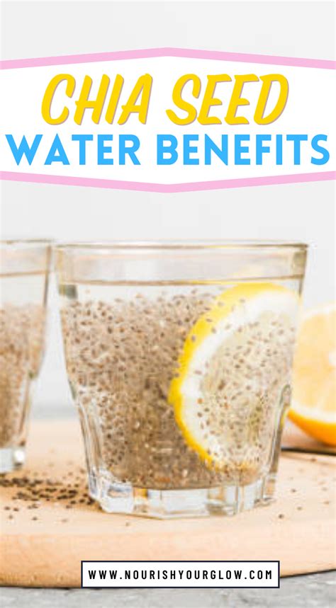 8 Benefits Of Chia Seeds In Water Nourish Your Glow