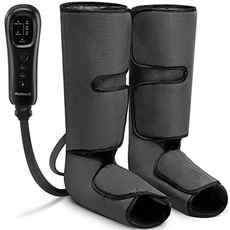 Nekteck Leg Massager With Air Compression For Circulation And Relaxation Foot And Calf Massage