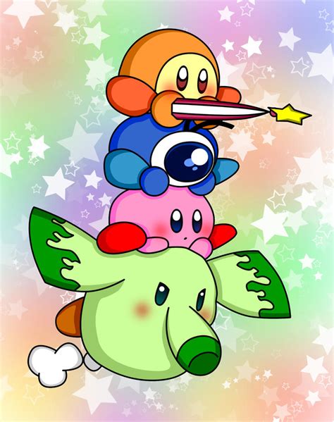 Kirby and Friends by EmperatrizAyumi on DeviantArt