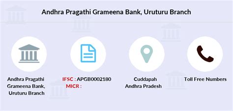 Andhra Pragathi Grameena Bank Uruturu IFSC Code APGB0002180