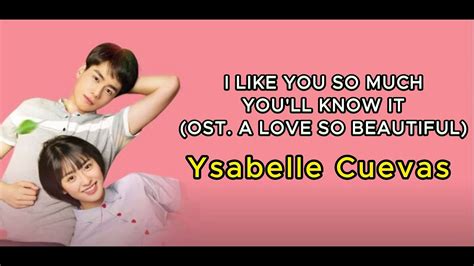 I Like You So Much Youll Know It Ysabelle Cuevas Lirik Lagu Dan