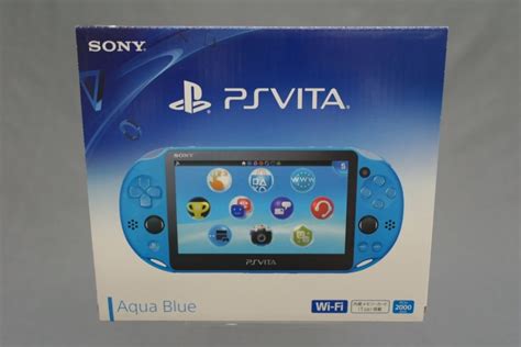 Playstation Vita Wi Fi Model Aqua Blue Mykombini