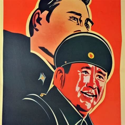 Communist Propaganda Poster Portraying Tim Allen Stable Diffusion