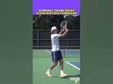 DOMINIC THIEM FOREHAND IN SLOW MOTION #tennis #shorts | Motion, Youtube, Development