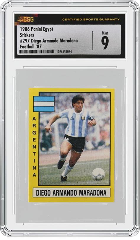 Csg Registry Featured Set Diego Maradona Cgc