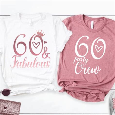 60th Birthday Shirt Etsy