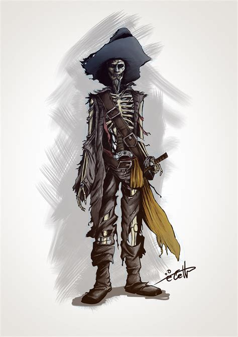 Pirates Of The Caribbean Captain Barbossa Behance