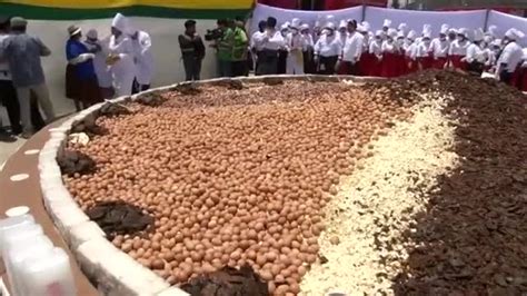 Bolivia Makes Worlds Largest Llama Meat Dish Charquekan