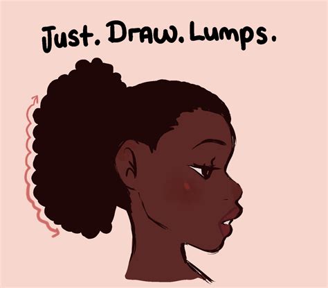 How To Draw Afro Textured 4c Hair An Explanation Tutorial Afro Hair