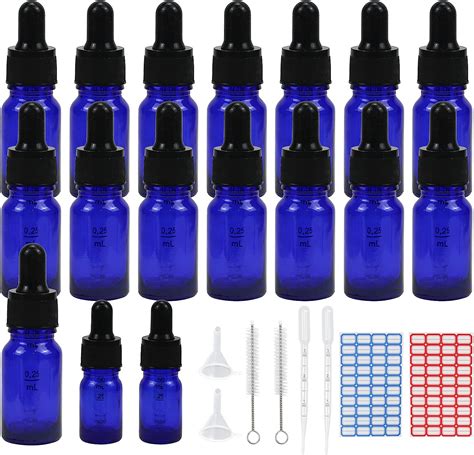 Episkey 15 X 10ml Flacon Compte Gouttes En Verre Avec Pipettes 2 X 5ml