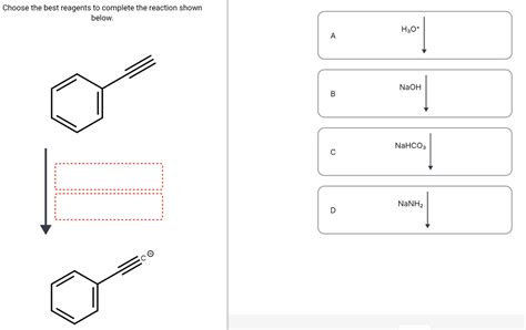 Answered Choose The Best Reagents To Complete Bartleby