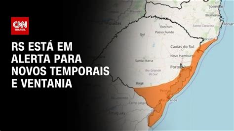 Rs Est Em Alerta Para Novos Temporais E Ventania Brasil Meio Dia