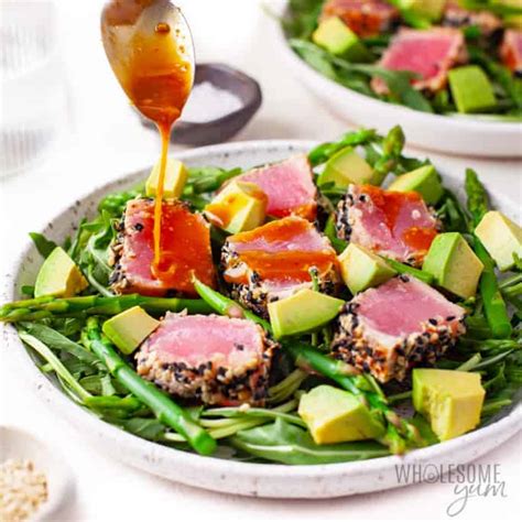 Ahi Tuna Salad Recipe (Quick & Easy!) - Wholesome Yum