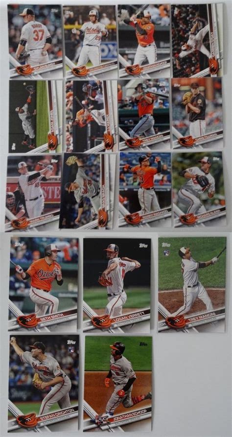 Topps Series And Update Baltimore Orioles Team Set Of