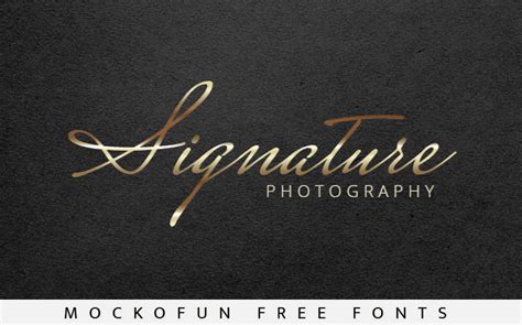 (FREE) Signature Fonts - MockoFUN