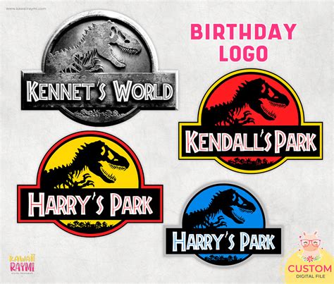 Jurassic Park Jurassic World Custom Logo Kawaii Raymi