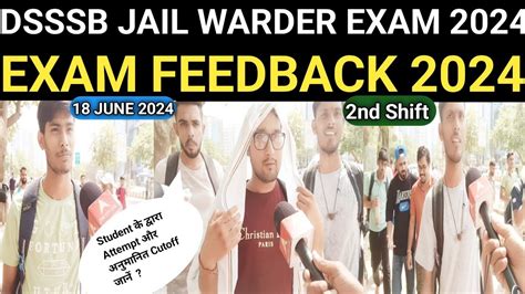 Dsssb Jail Warder Exam Review Dsssb Jail Warder Exam Analysis