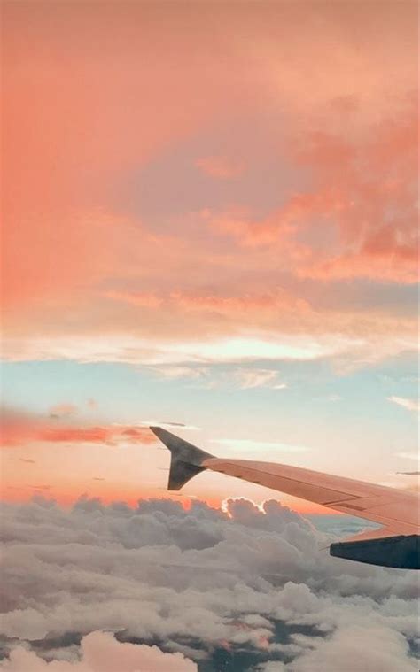 Preppy Wallpaper Cloud Wallpaper Bts Book Beach Sunset Airplane