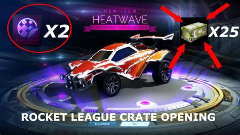 2 MYSTERY DECALS Rocket League 25 CC4 Opening YouTube