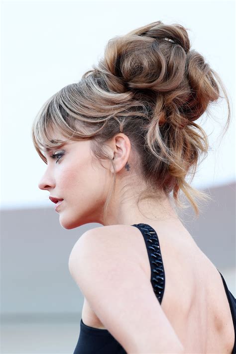 Venice Film Festival 2023 Barbara Palvins Pam Updo Stood Out Over