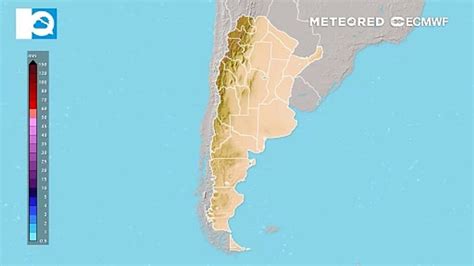 El tiempo en Argentina la próxima semana lluvias frecuentes y