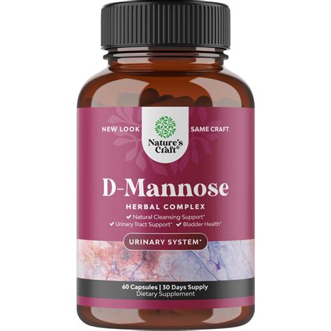 D Mannose With Cranberry Extract Capsules Nature S Craft D Mannose