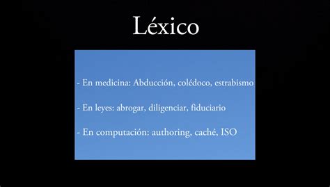 Léxico: concepto, rasgos, tipos, ejemplos