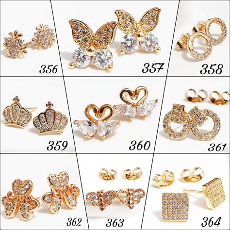 Jual Shanell Jewelry Anting Tindik Giwang Perhiasan Lapis Emas